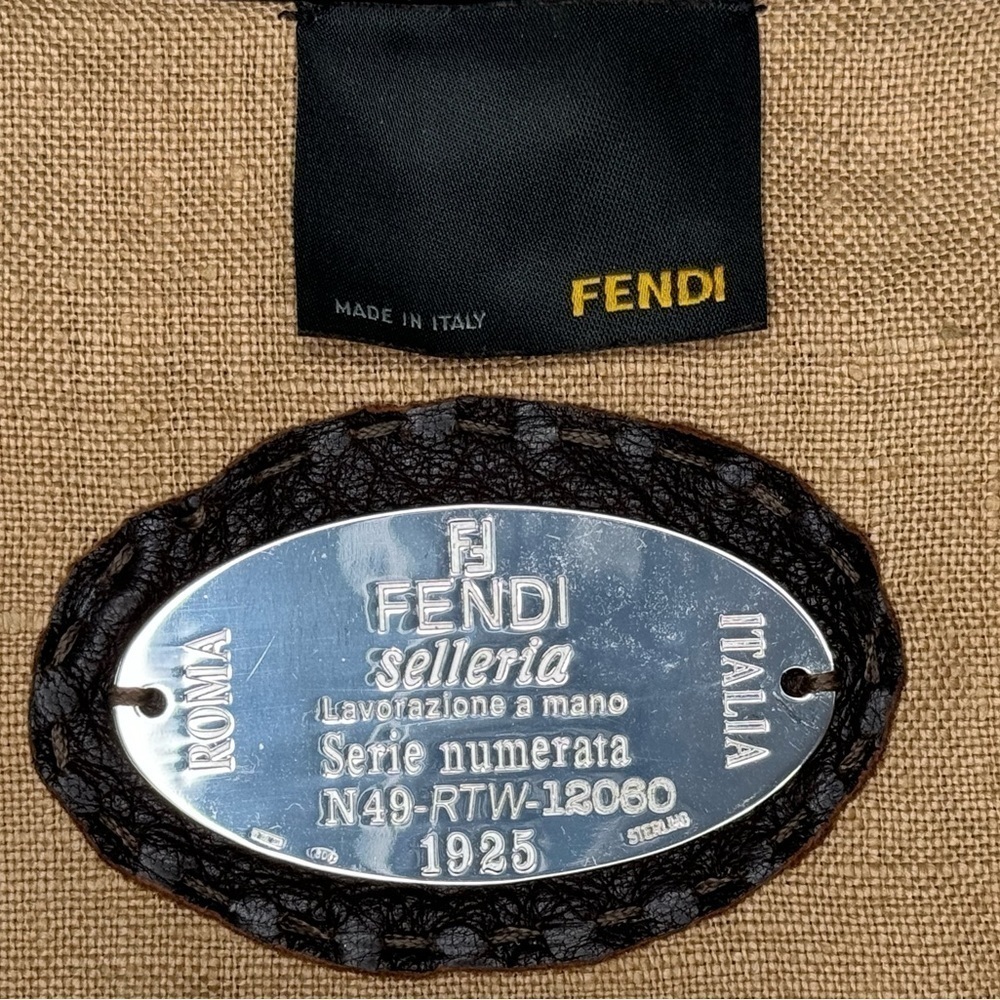 Fendi Selleria Brown Leather Women's Jacket - Italian Luxury and Timeless Style - Picture 6 of 8